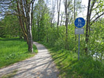 Nun folgen wir dem Isarradweg...