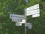 Südlich von Marzling zweigt der Abens-Radweg vom Isarradweg ab
