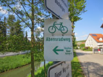 Der Abens-Radweg ist bestens ausgeschildert