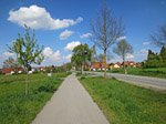 Von Train radeln wir nach Siegenburg...