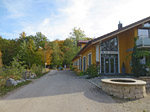 Das Café und Strandbad am Steinsee