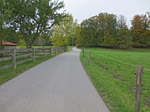 In Kaltenbrunn treffen wir auf den Hinweg...