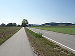 Wir verlassen Kienberg über einen Radweg...