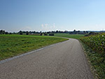 ...und biegen vor Stockham in eine Teerstraße ein