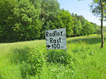 Dieses Schild verspricht eine Stärkung