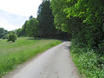 Nach der Brücke folgt der steile Anstieg...