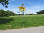 ...verlassen wir den Sempt-Mangfall-Radweg in Richtung Hohenthann