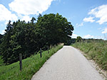 ...nimmt die Steigung des Weges kurzzeitig zu