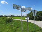 ...zu einer Querstraße