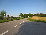 ...und verlassen die Landstraße Richtung Simbach rechtshaltend