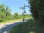 Höhe Heimertingen überqueren wir eine Straße...