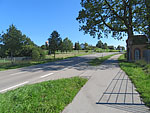 In Krugzell überqueren wir die Staatsstraße...