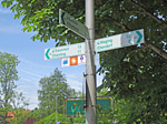 Der Radweg ist bestens ausgeschildert