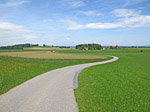 Wir passieren die Siedlung Haslach...