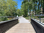 Auf der Alpbach-Brücke