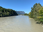 Blick auf den Inn bei Wörgl