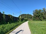 Zu guter Letzt folgen wir ein Stück den Bahngleisen...