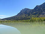 Blick über den Inn zum Zahmen Kaiser