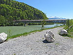 ...und kehren bei der Zollbrücke zum Inn zurück