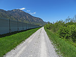 Dieser Abschnitt entlang der Autobahn ist leider nicht so schön