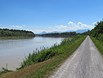 Blick zurück zu den Alpen