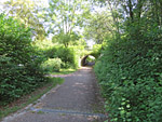 Wir unterqueren eine Straße...