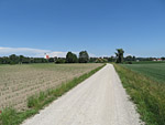 ...und erreichen über einen Feldweg...