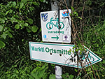 Wir verlassen den Inn Richtung Marktl...