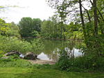 ...und gelangen zu einem kleinen Weiher