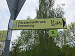 ...Richtung Emmering und Fürstenfeldbruck