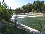Die Isar an der Maximiliansbrücke