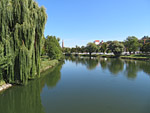 ...und überqueren in Landshut die Isar