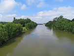 Die Isar in Dingolfing