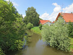 Auf die Isen werden wir die nächsten 40 km des Öfteren treffen
