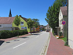 In Rottenburg geht es einige Meter bergab