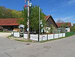 Kleiner Biergarten in Eitting