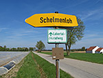 Beschilderung des Labertal-Radwegs
