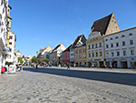 Der Stadtplatz von Straubing...