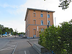 ...und erreichen wieder den Bahnhof in Aichach