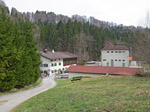 Die Maxlmühle mit ihrem beliebten Biergarten