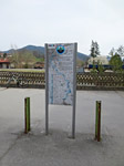 Übersichtstafel zum M-Wasserweg am Gmunder Bahnhof