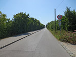 Über die Seestraße fahren wir vom Nordende des Heimstettener Sees...