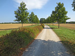 ...und über einen Feldweg...