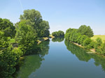 ...die uns über den Isarkanal führt