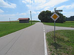 In Kalteneck biegen wir rechts ab...