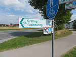 ...und wenden uns nach links Richtung Steinhöring