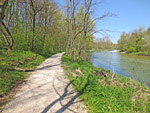 ...und im Anschluss der Alz aus Trostberg hinaus