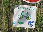 Im Landkreis Altötting ist der Traun-Alz-Radweg bestens ausgeschildert