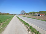 Wir folgen der Thaler Straße aus Hirten hinaus...