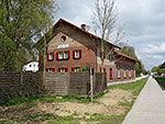 Nach 20 Kilometern endet am ehemaligen Bahnhof von Velden die Bahntrasse